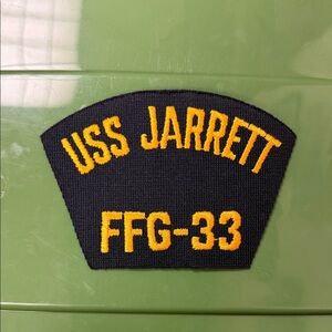 USS Jarrett FFG-33 embroidered naval Patch